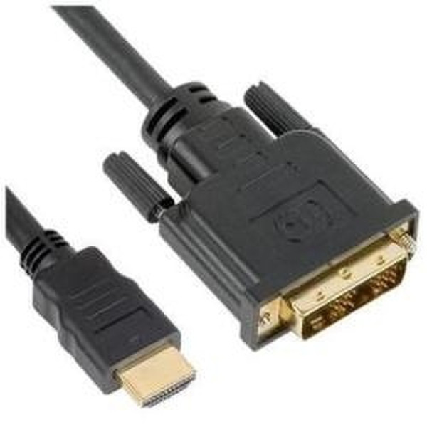 Nilox HDMI - DVI-D 2.0m 2м HDMI DVI-D Черный