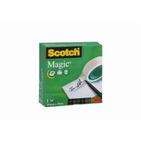 3M Scotch 810 Magic 19mm x 33m x 24 33м Прозрачный канцелярская/офисная лента