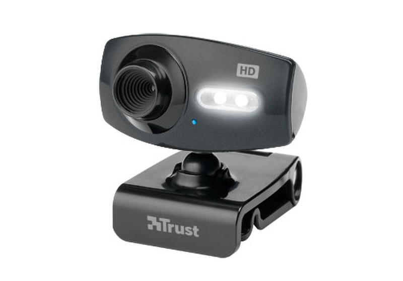 Trust Widescreen HD Webcam 12MP USB 2.0 Black webcam