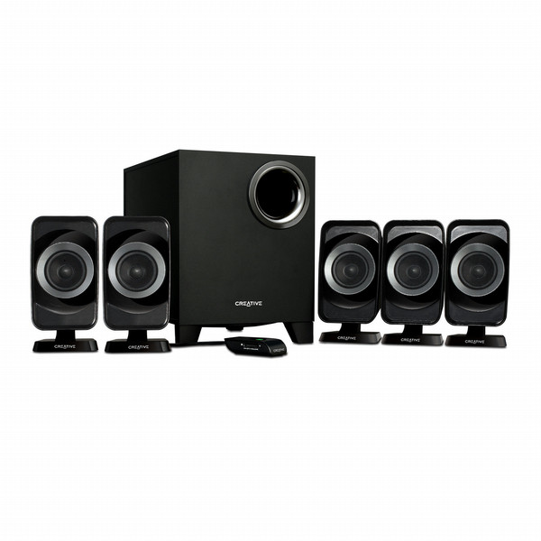 Creative Labs Inspire T6160 5.1channels 32W Black speaker set