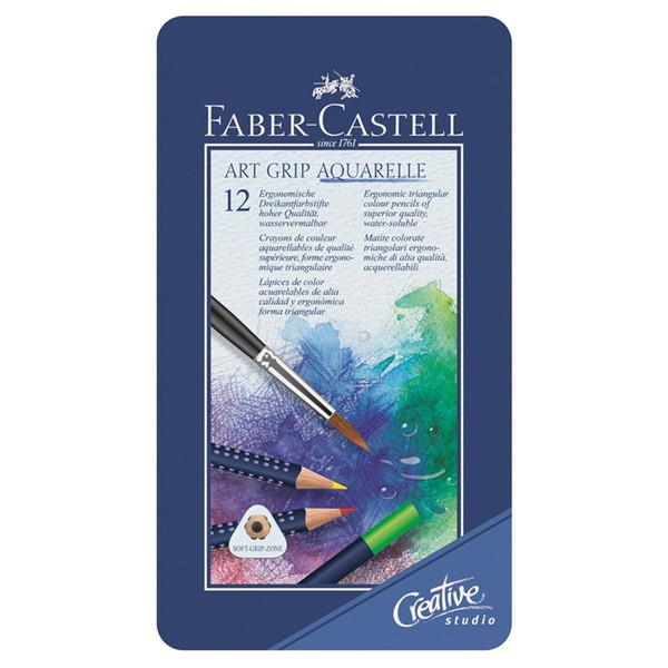 Faber-Castell Art GRIP Aquarelle Мульти 12шт цветной карандаш