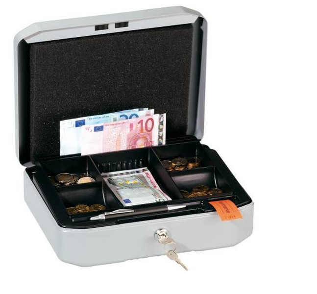 Durable CASHBOX S Metall Grau Geld- & Kartenkassette