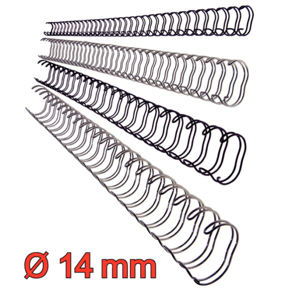 Leitz Metal Wire Spines Cеребряный обложка/переплёт