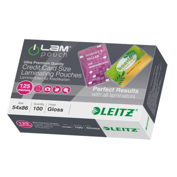 Leitz Pouch SERIES: series PH, HR and I-LAM 12 100шт ламинирующий карман