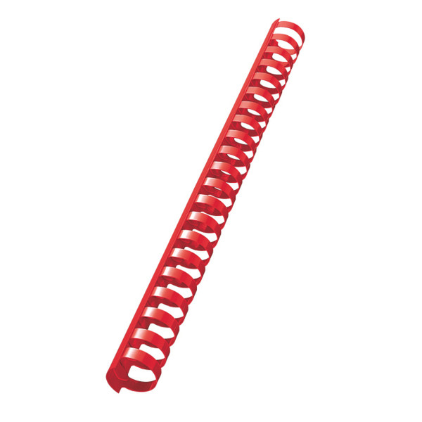 Leitz Plastic Comb Spines Red binding cover