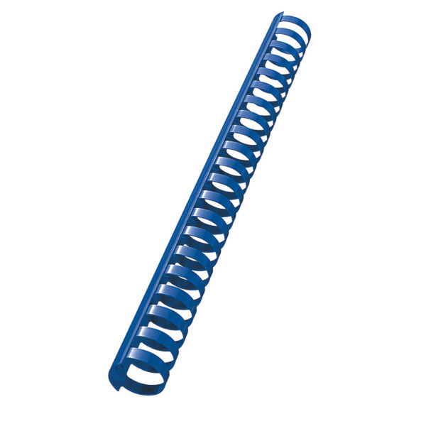 Leitz Plastic Comb Spines, 50 Pcs. Blue binding cover