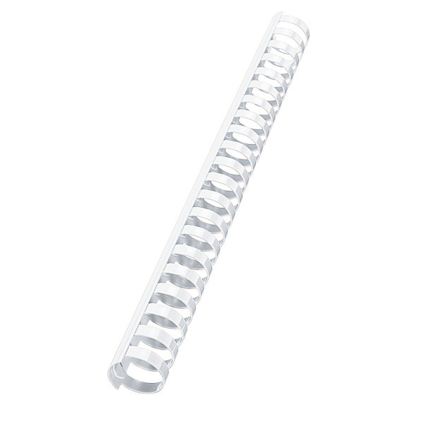 Leitz Plastic Comb Spines, 50 Pcs. White binding cover