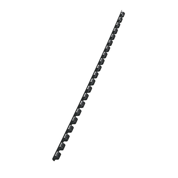 Leitz Plastic Comb Spines, 100 Pcs. Black binding cover