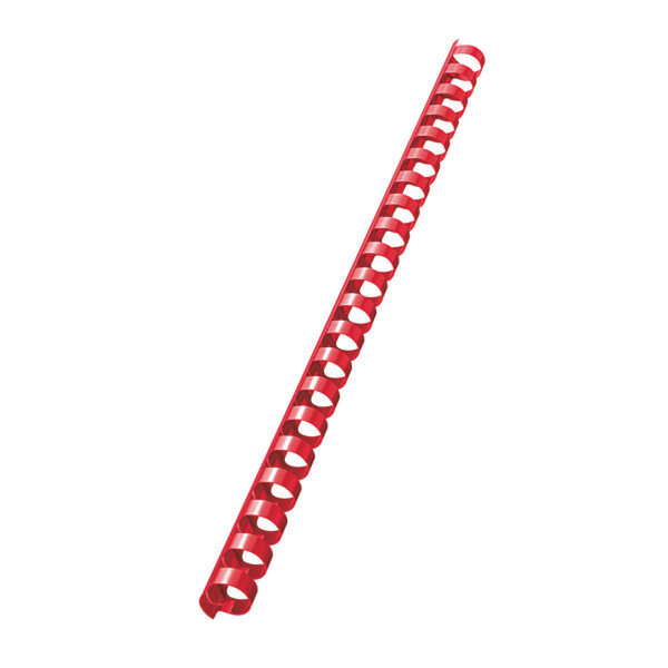 Leitz Plastic Comb Spines, 100 Pcs. Красный обложка/переплёт