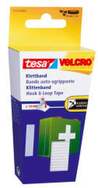 TESA Velcro Autoad 20mmx2.5m nero 2.5m Schwarz Klebeband für das Büro