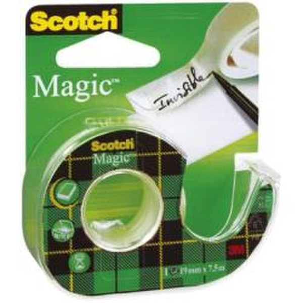 3M Scotch 810 Magic Mini + Dispenser 7.5м Прозрачный канцелярская/офисная лента