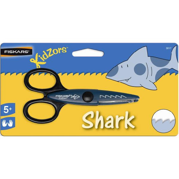 Fiskars Kidzors Paper Edgers Shark Mehrfarben