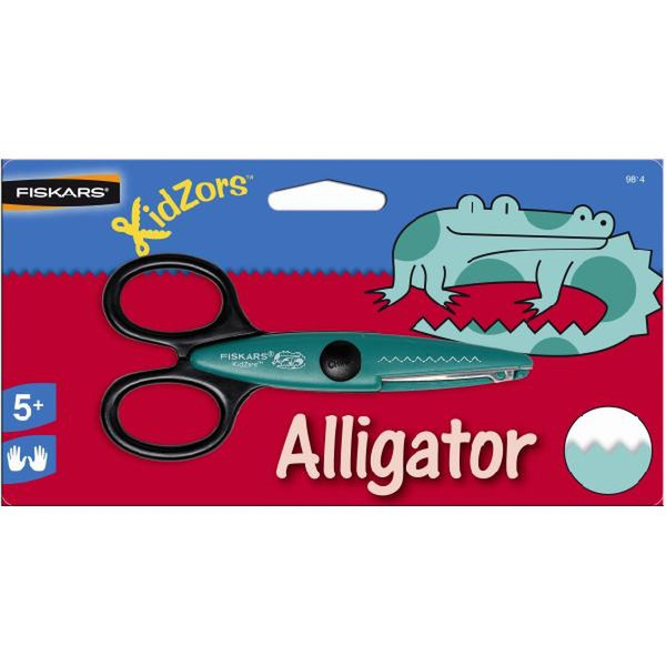 Fiskars Kidzors Paper edgers - Alligator Multicolour