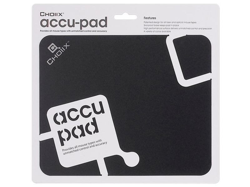 Choiix accu-pad Black mouse pad