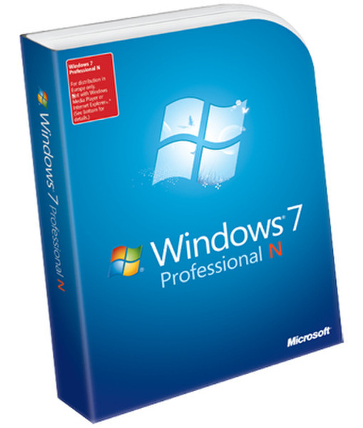 Microsoft Windows N 7 Professional, DVD, NL