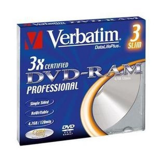 Verbatim DVD-RAM 4.7GB DVD-RAM 3pc(s)