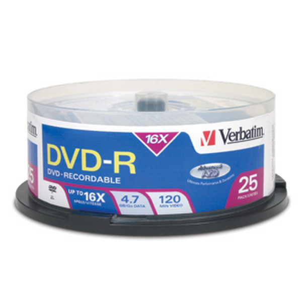 Verbatim DVD-R Matt Silver 4.7ГБ DVD-R 25шт