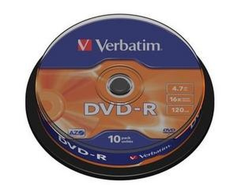 Verbatim DVD-R Matt Silver 4.7GB DVD-R 10Stück(e)