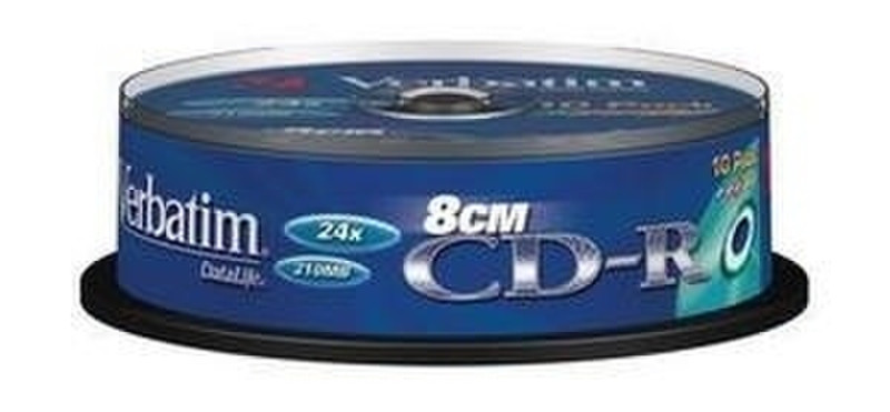 Verbatim CD-R 8cm Colour CD-R 210MB 10pc(s)