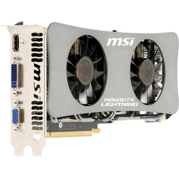 MSI N260GTX LIGHTNING GeForce GTX 260 1.75GB GDDR3 Grafikkarte