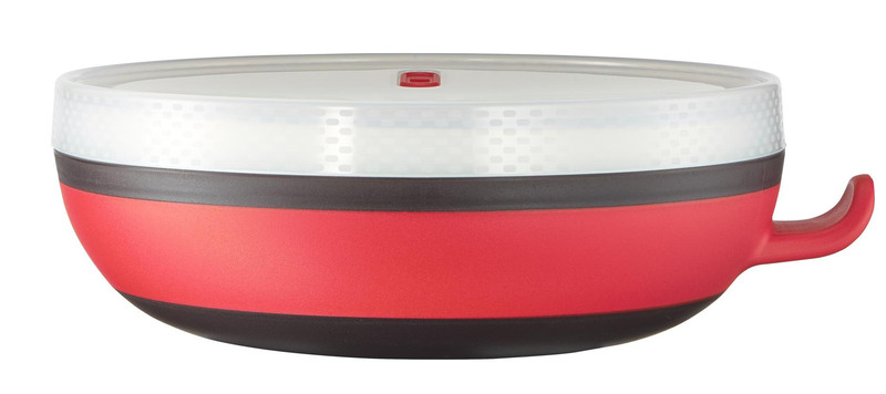 Tefal Quick range Ingenio K20503 Rund Keramik, Kunststoff Schwarz, Rot, Weiß Teller