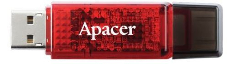Apacer AH324 4GB Red 4GB USB 2.0 Type-A Blue USB flash drive
