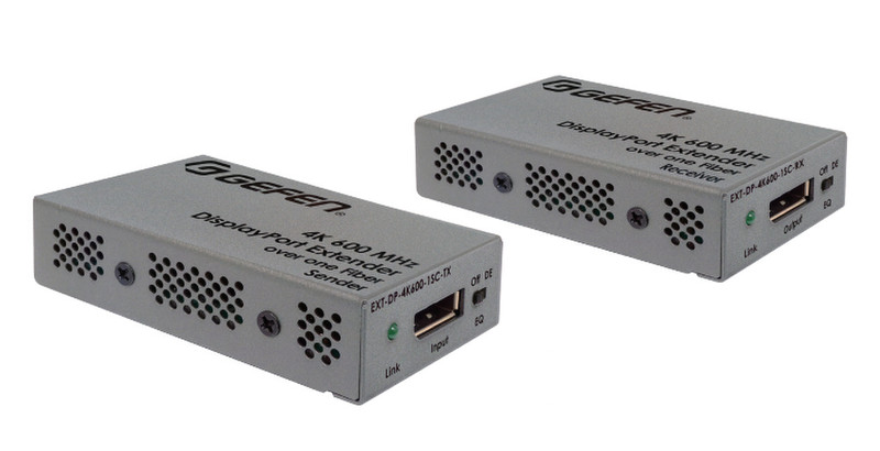 Gefen EXT-DP-4K600-1SC AV transmitter & receiver Серый АВ удлинитель