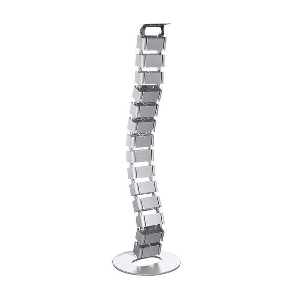 LogiLink KAB0065 Tisch/Bank Cable tray Silber 1Stück(e) Kabel-Organizer