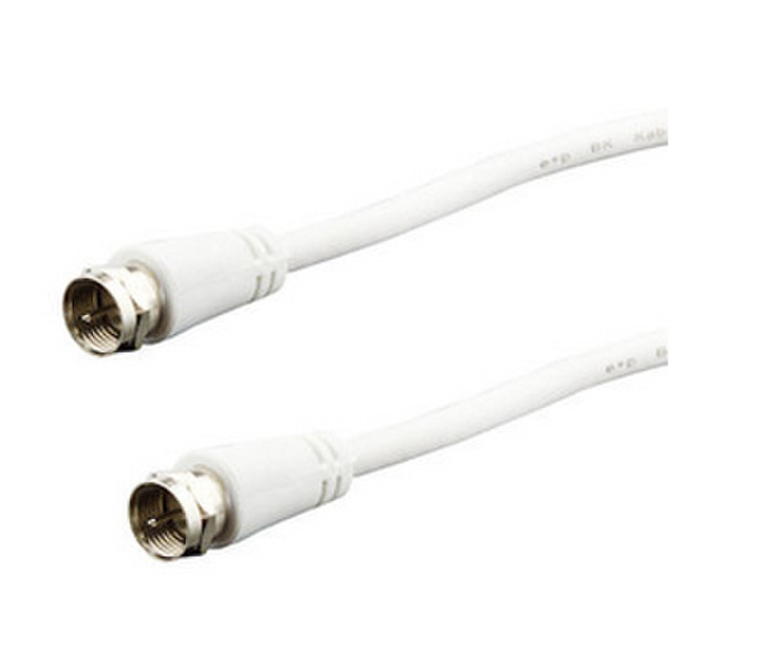 e+p FA 50 LOSE 5m F F White coaxial cable