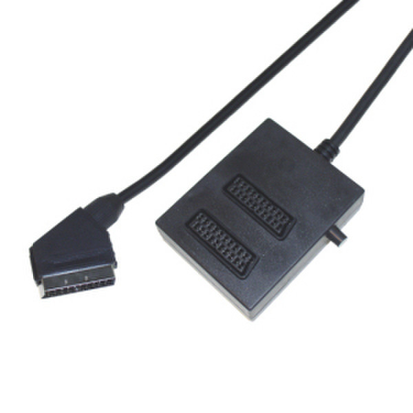 e+p VC 82 S LOSE 0.5m SCART (21-pin) 2 x SCART (21-pin) Black SCART cable