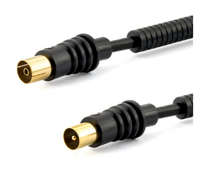 e+p AB 301 G LOSE 1.5m coax coax Black coaxial cable