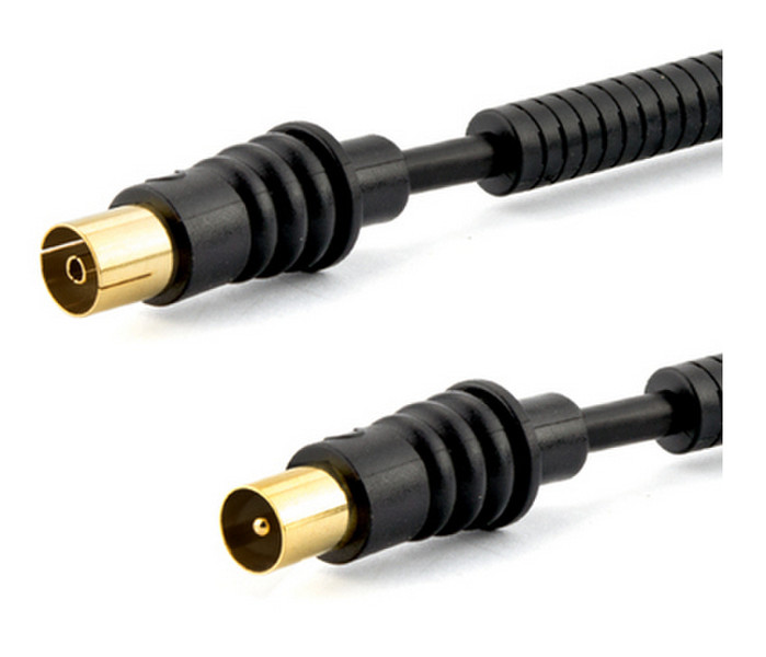 e+p AB 305 G LOSE 5m coax coax Black coaxial cable