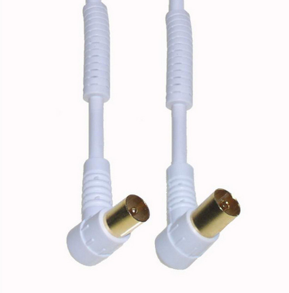 e+p HFW 205 G LOSE 5м coax coax Белый коаксиальный кабель