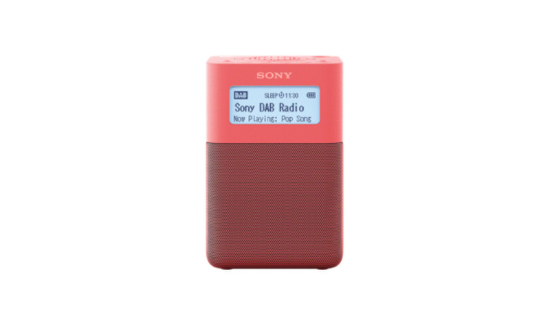 Sony XDR-V20D Uhr Digital Pink Radio