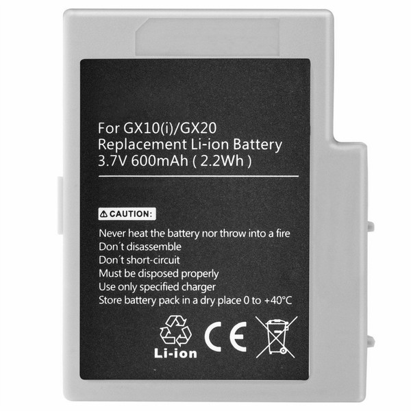 Akku-King 20103842 Lithium-Ion 600mAh 3.7V Wiederaufladbare Batterie