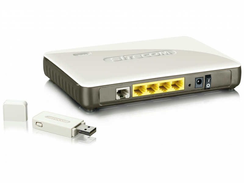 Sitecom WL-583 Braun WLAN-Router