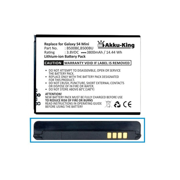 Akku-King 20112108 Lithium-Ion 3800mAh 3.8V Wiederaufladbare Batterie