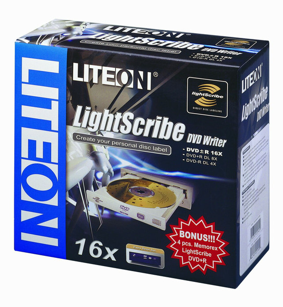 Lite-On 16x 8x 8x / 16x 6x 4x / 16x + 48x 24x 48x DVD-Dual + media Eingebaut Optisches Laufwerk