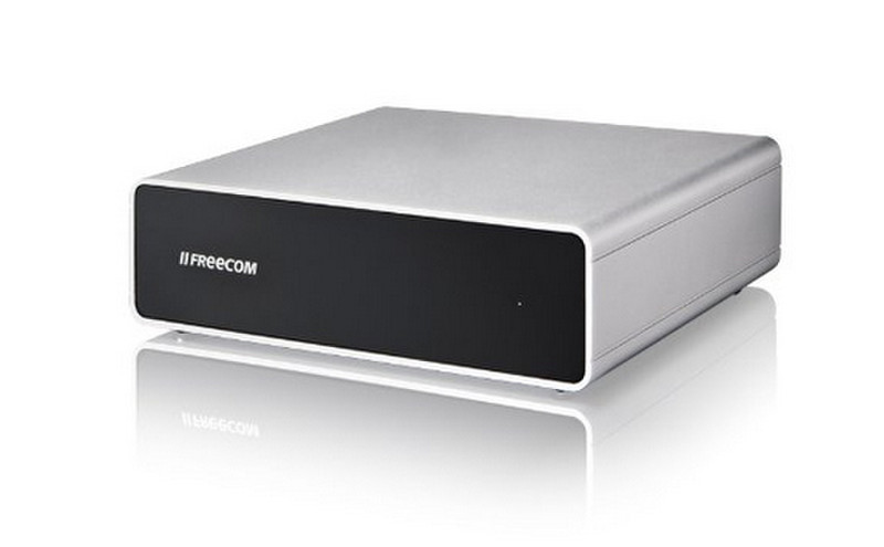 Freecom Network Media Center 500GB 500ГБ Черный, Cеребряный внешний жесткий диск
