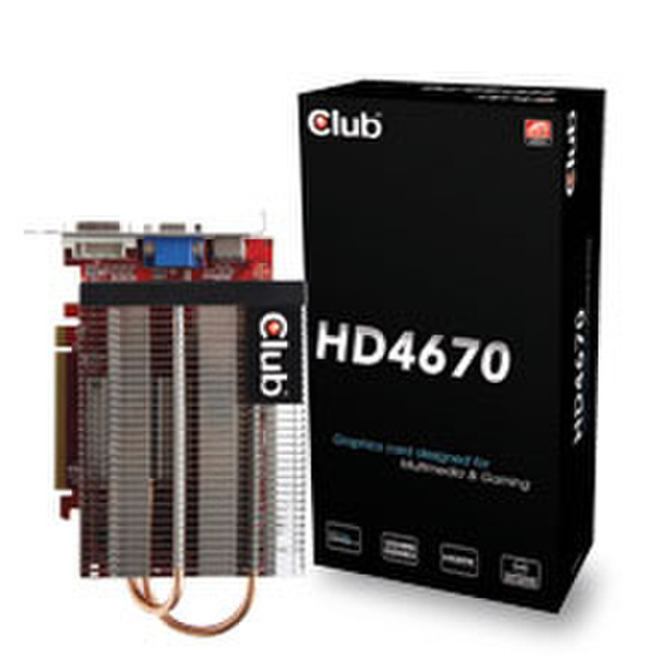 CLUB3D HD4670 1ГБ GDDR3