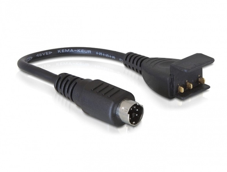 DeLOCK Charger Cable, Samsung 0.195m Black power cable
