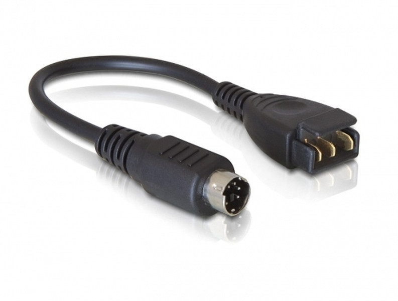 DeLOCK Charger Cable, Dell 0.195m Schwarz Stromkabel