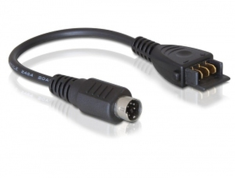 DeLOCK Charger cable 0.19м Черный кабель питания
