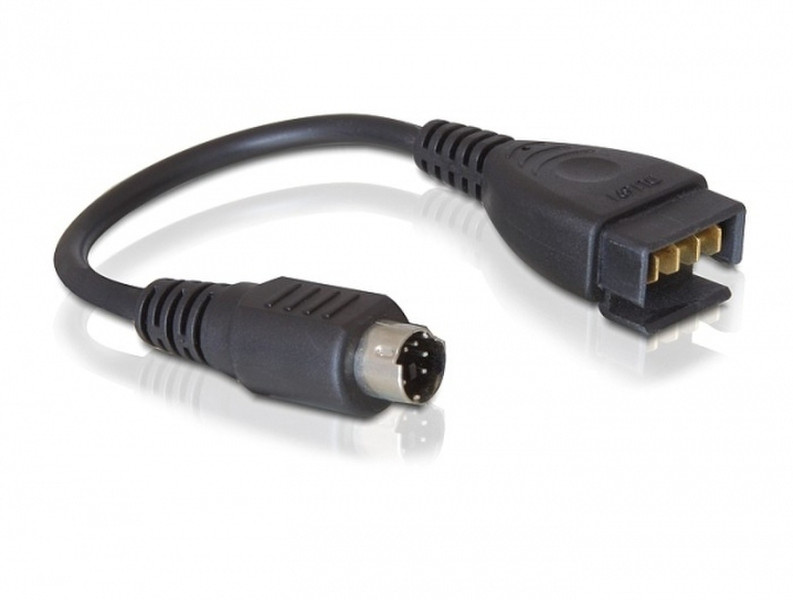 DeLOCK Charger Cable, DELL 0.195м Черный кабель питания