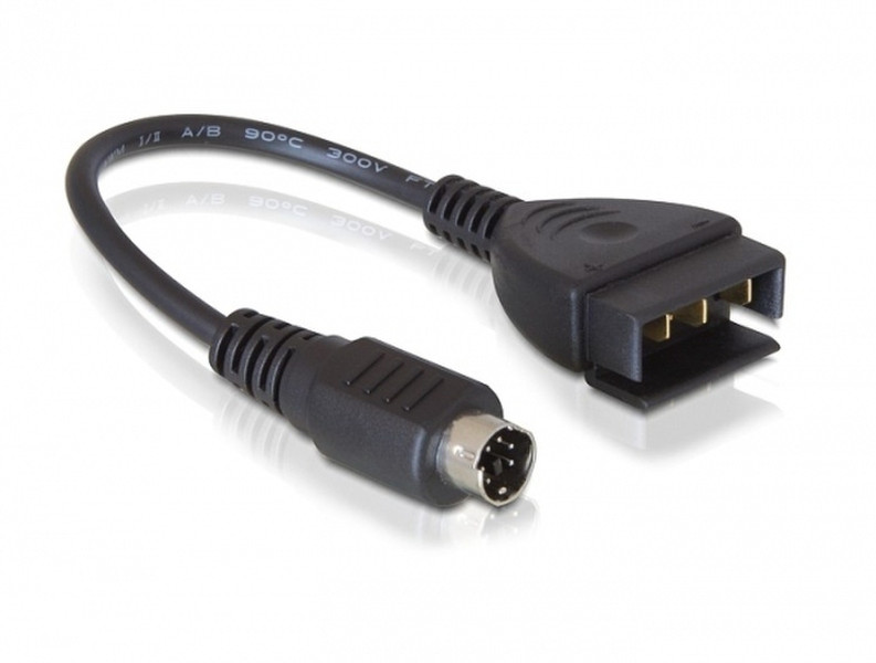 DeLOCK Charger Cable, Fujitsu 0.195м Черный кабель питания