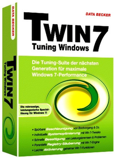 Data Becker TWIN 7 - Tuning Windows 7