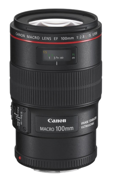 Canon EF 100mm f/2.8L Macro IS USM SLR Macro lens Schwarz