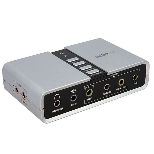 StarTech.com USB Soundbox 7.1 Adapter - externe USB Soundkarte mit SPDIF Didital Audio