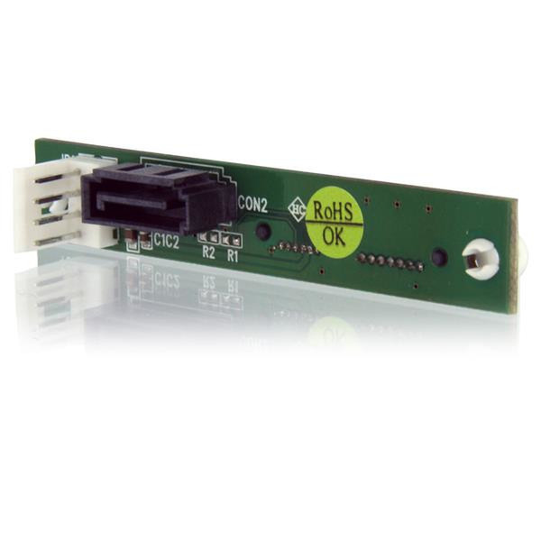 StarTech.com Slimline SATA auf SATA-Adapter mit SP4-Stromvers. – Schraubmontage