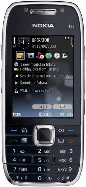 Nokia E75 Черный смартфон